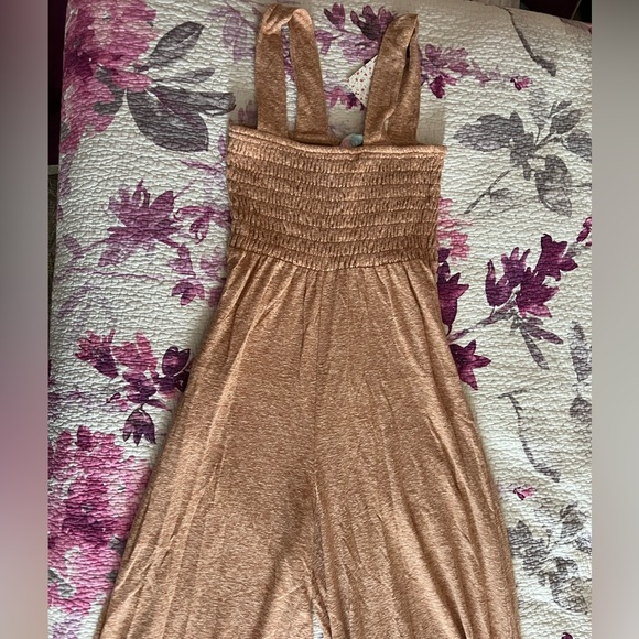 Free People Homecoming Jumpsuit in Bronzer XS - Picture 3 of 5